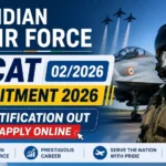 Indian Air Force AFCAT 02/2026 Recruitment 2026 Notification Out – Apply Online department logo