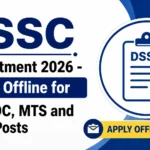 DSSC Recruitment 2026 – Apply Offline for 78 LDC, MTS and More Posts department logo